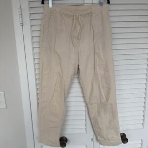 Zara Men's Cream Joggers